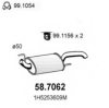 ASSO 58.7062 End Silencer